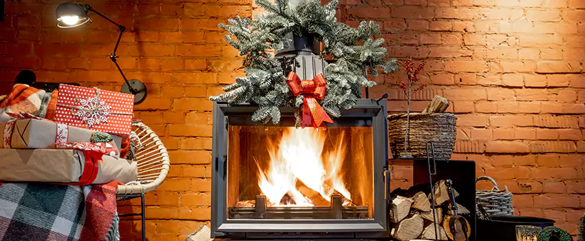 Travis Industries Linear Gas Fireplace Installation in Nederland, Texas