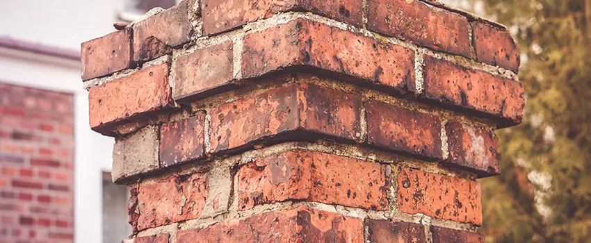 Cracked Chimney Bricks Repair Cost in Nederland, Texas